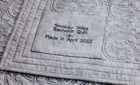 5D™ QuiltDesign Creator: Creating Embroidered Quilt Labels